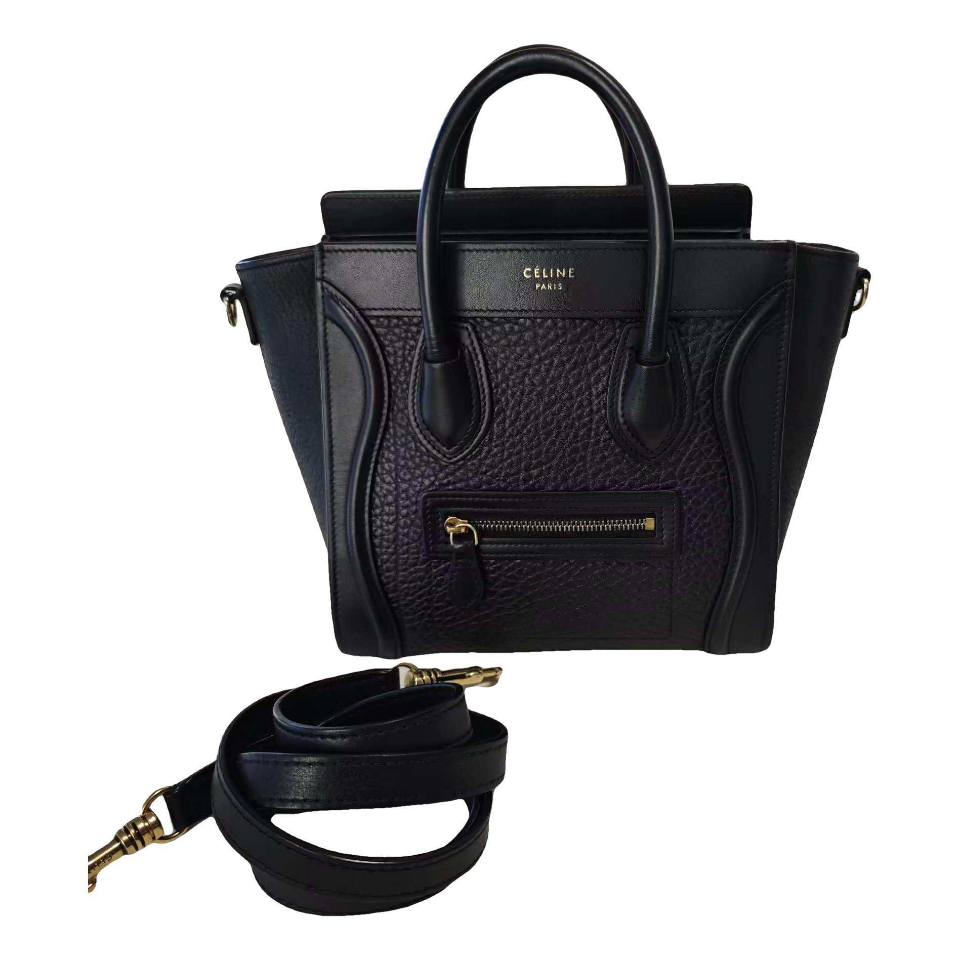 Nano Luggage leather handbag