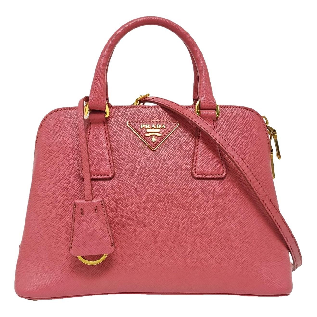 Promenade leather handbag