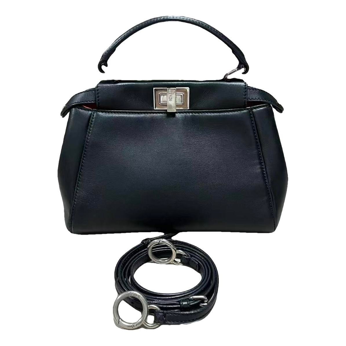 Peekaboo leather handbag