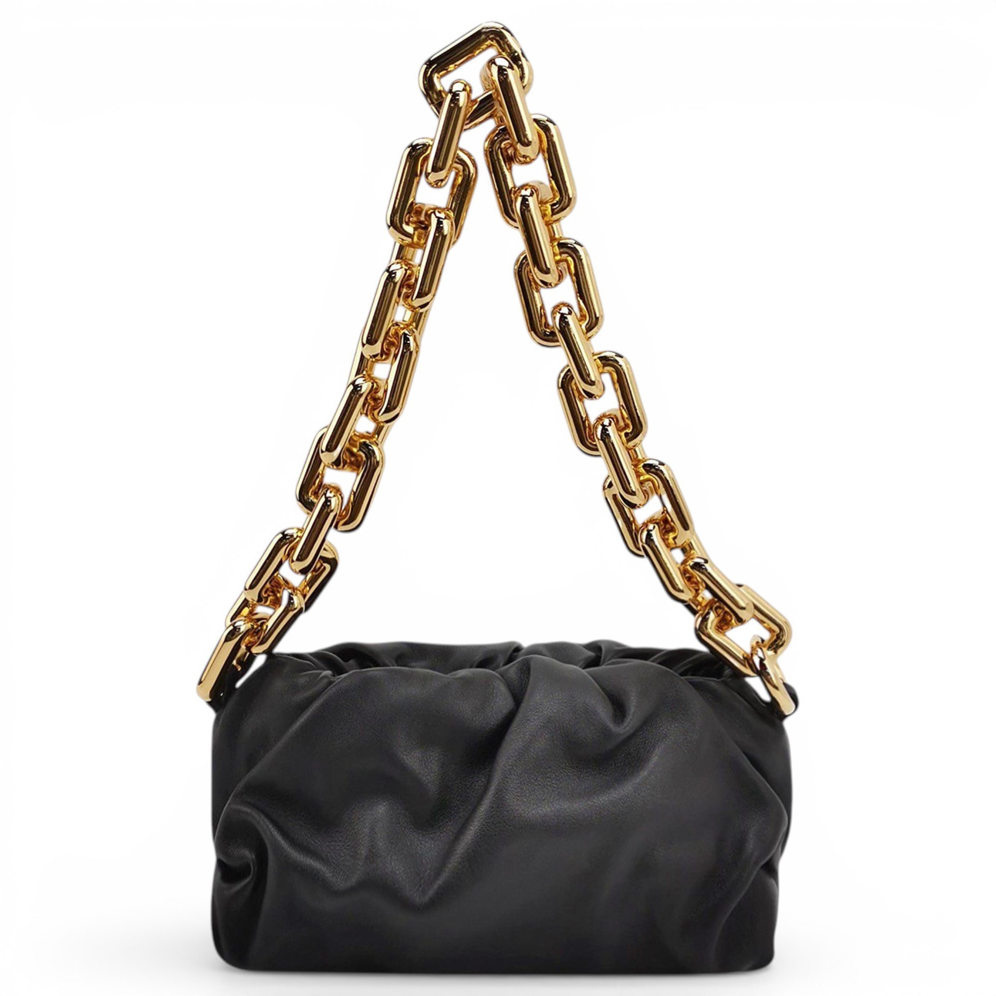 Chain Pouch leather handbag