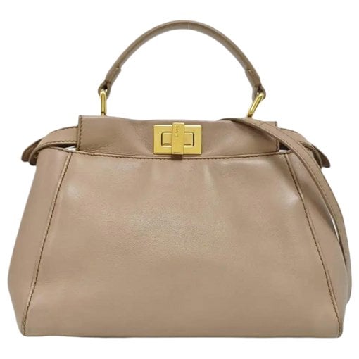 Peekaboo leather handbag