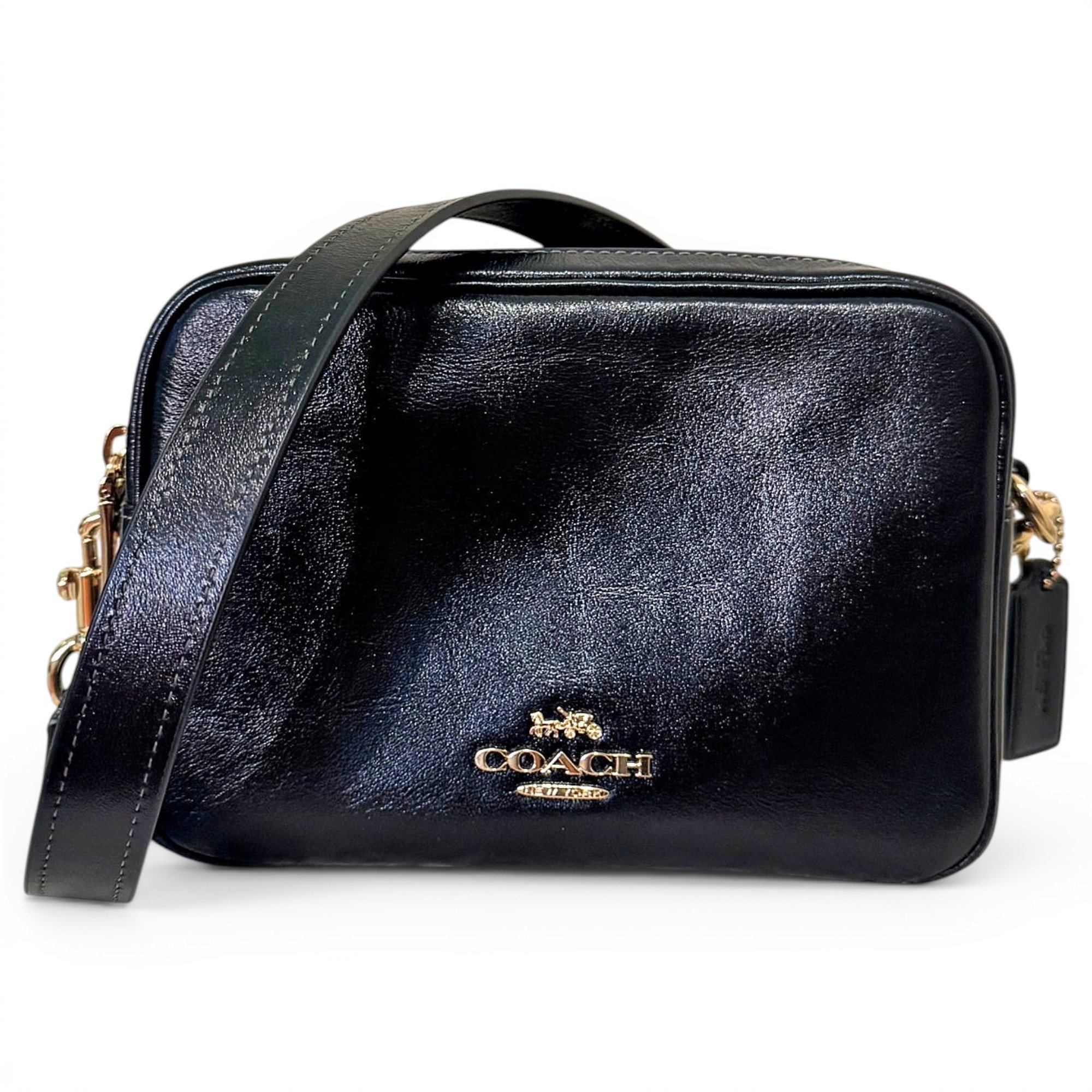 Leather crossbody bag