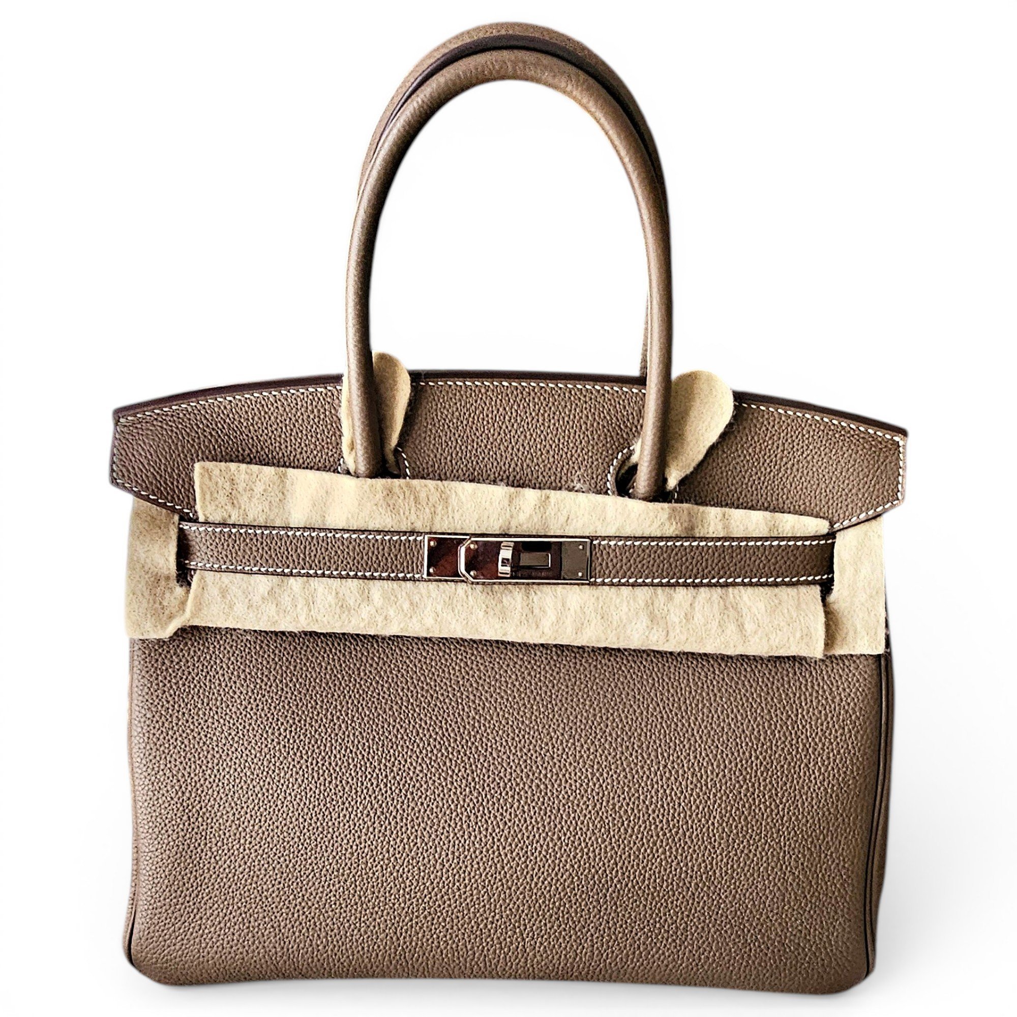 Birkin 30 leather handbag