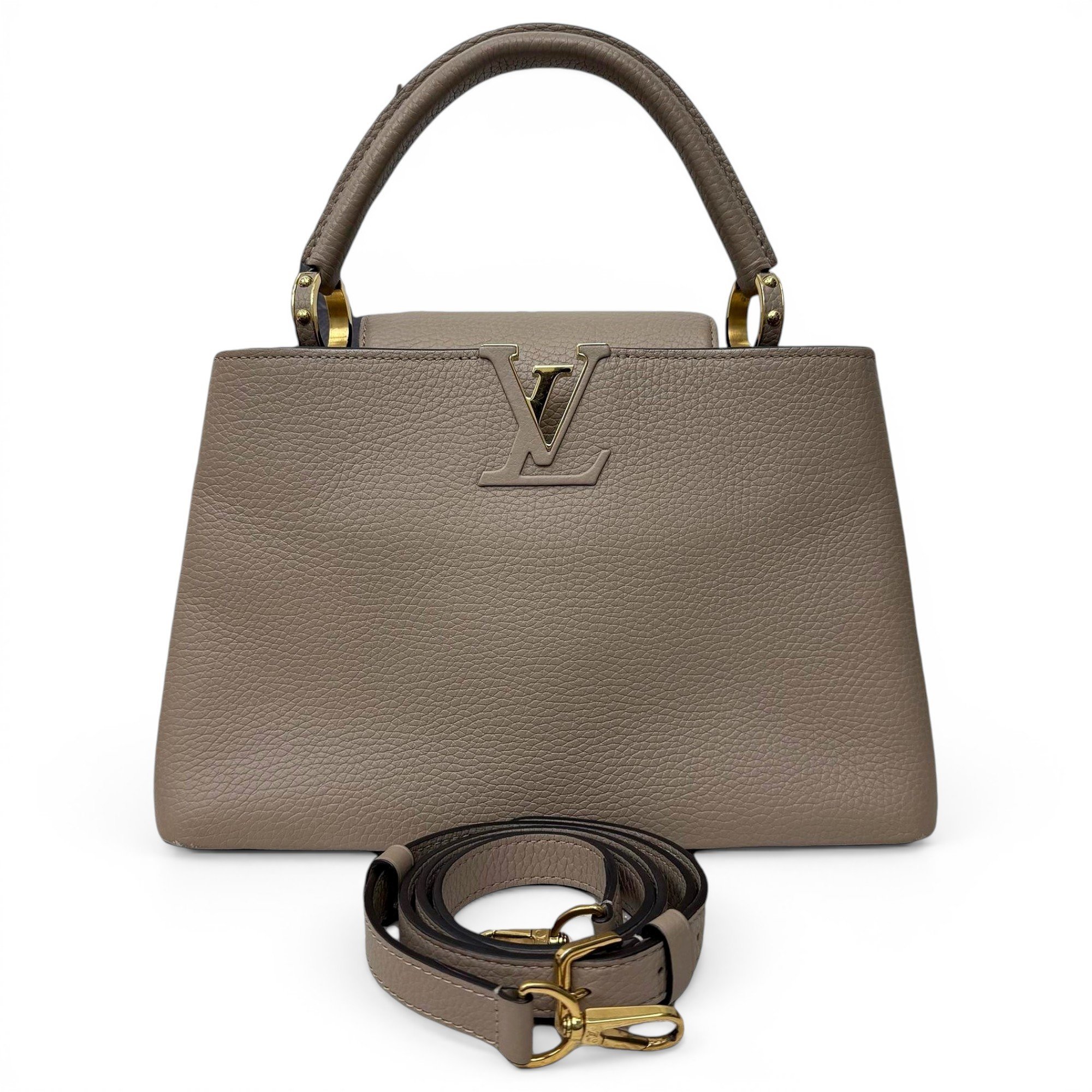 Capucines leather handbag