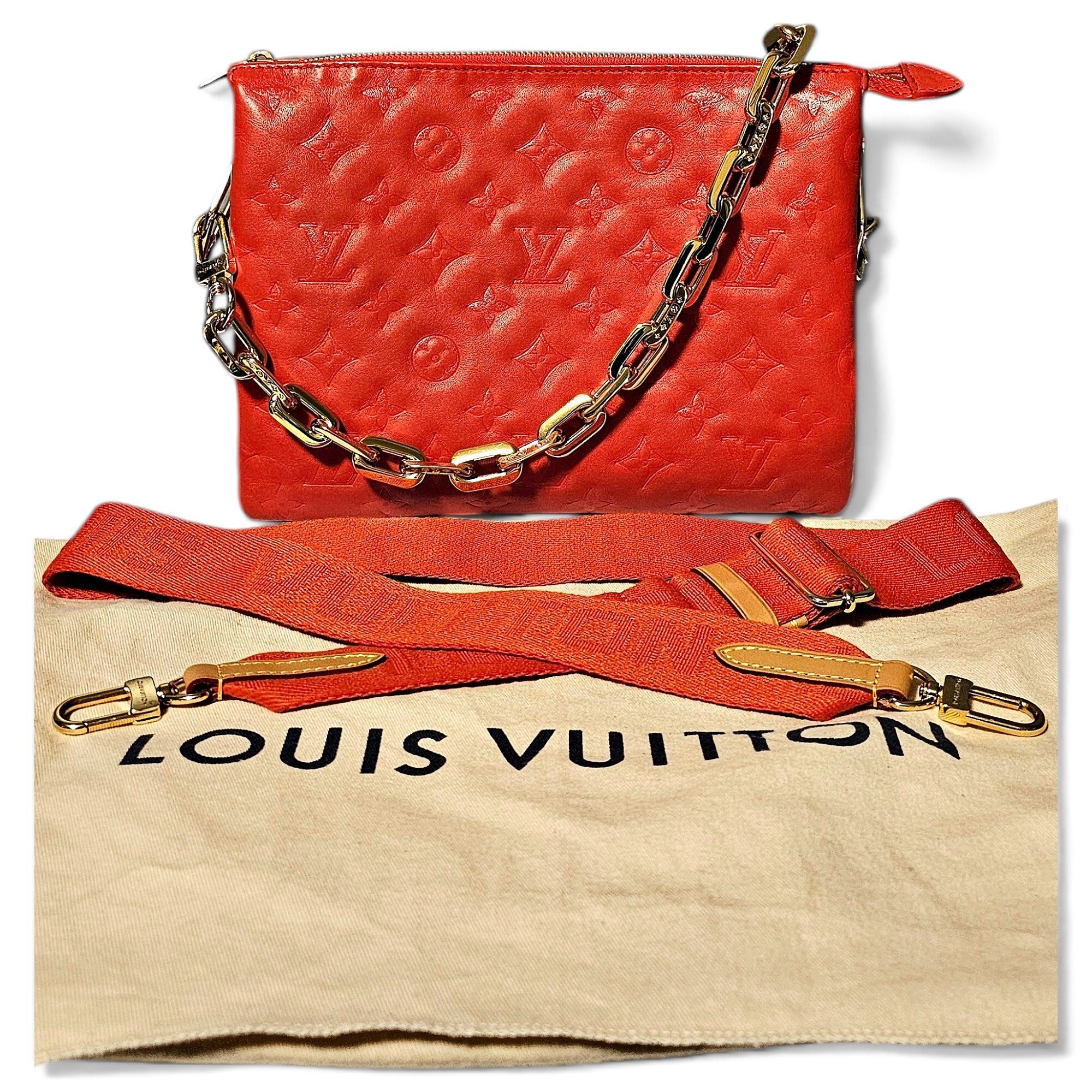 Coussin leather handbag