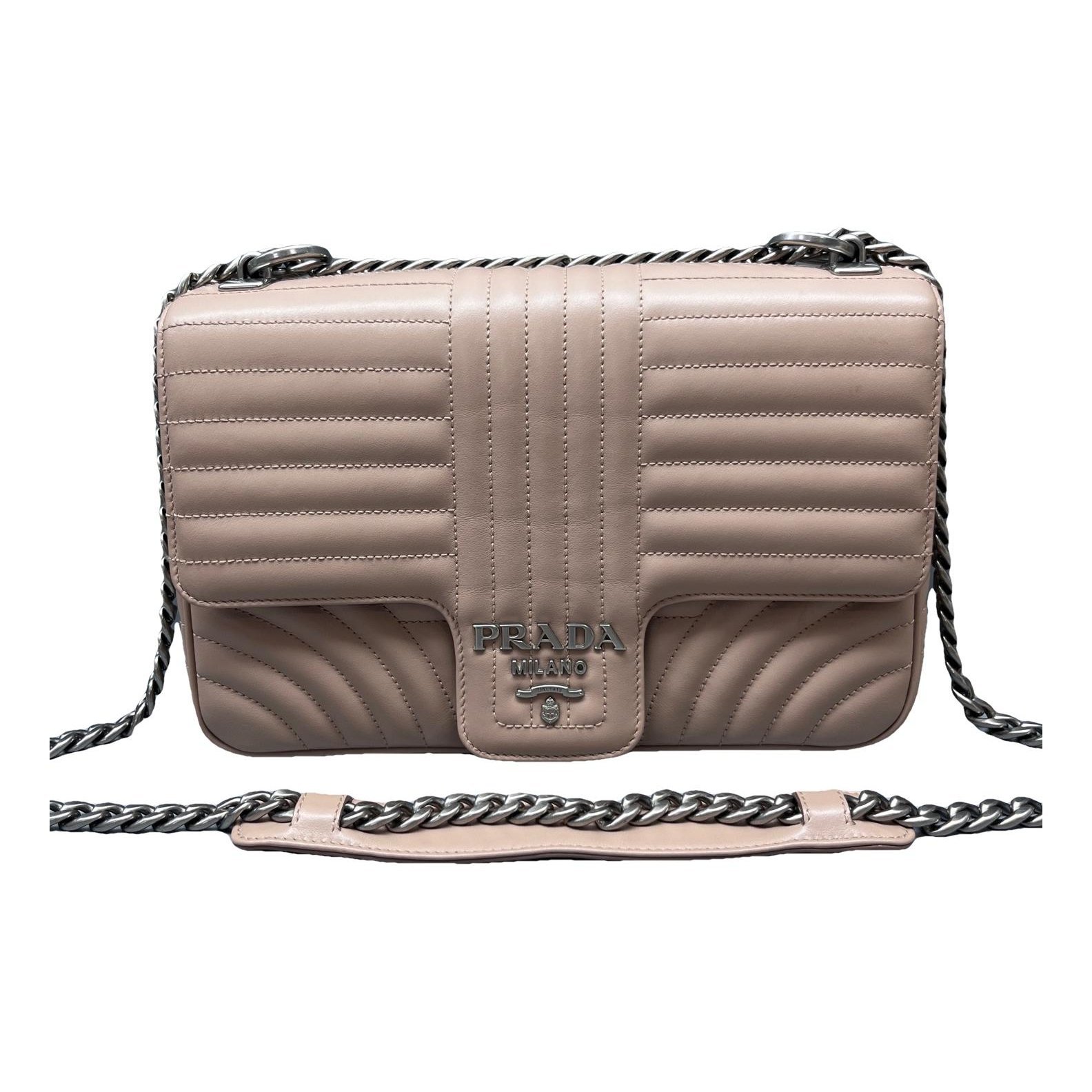 Diagramme leather handbag