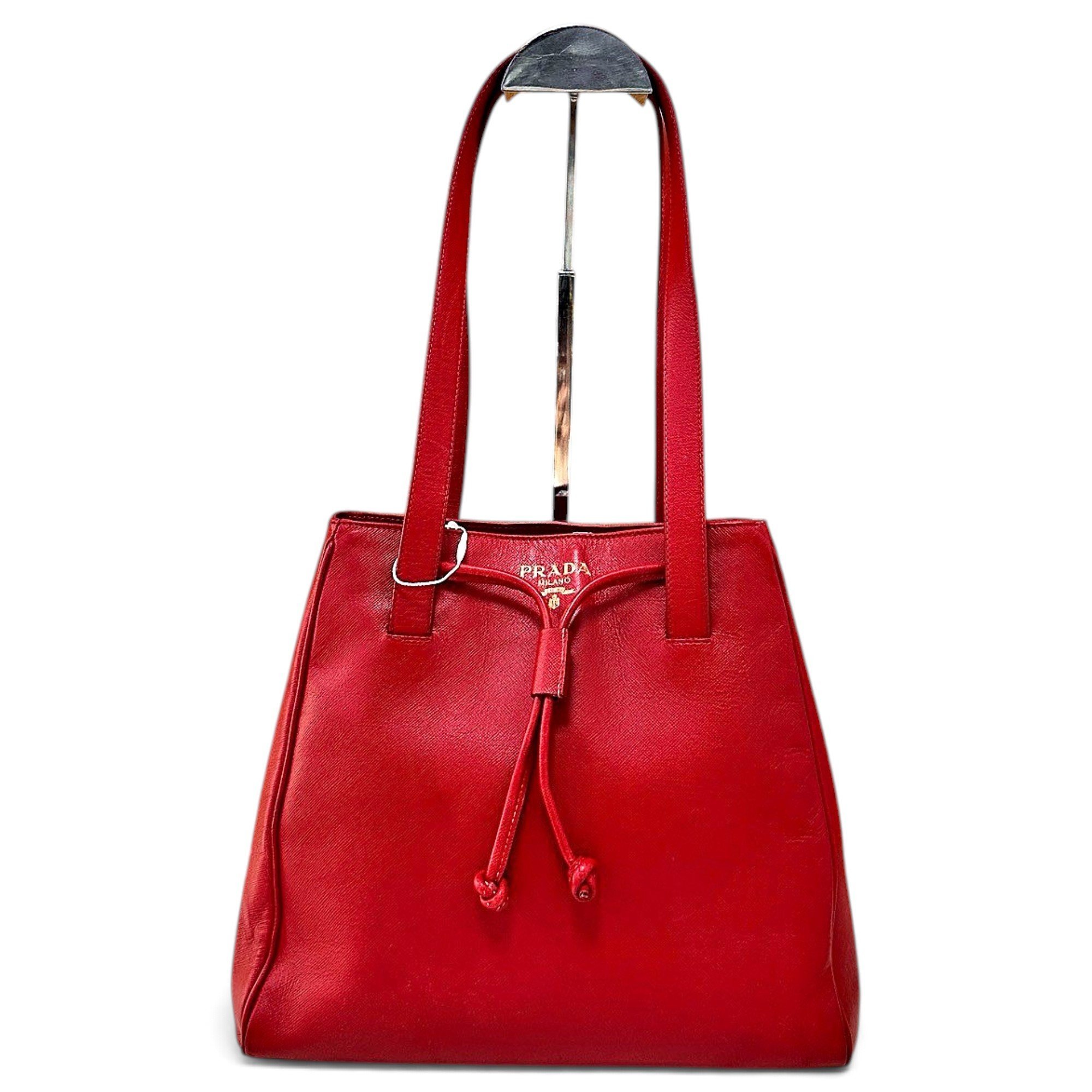 Duet leather tote