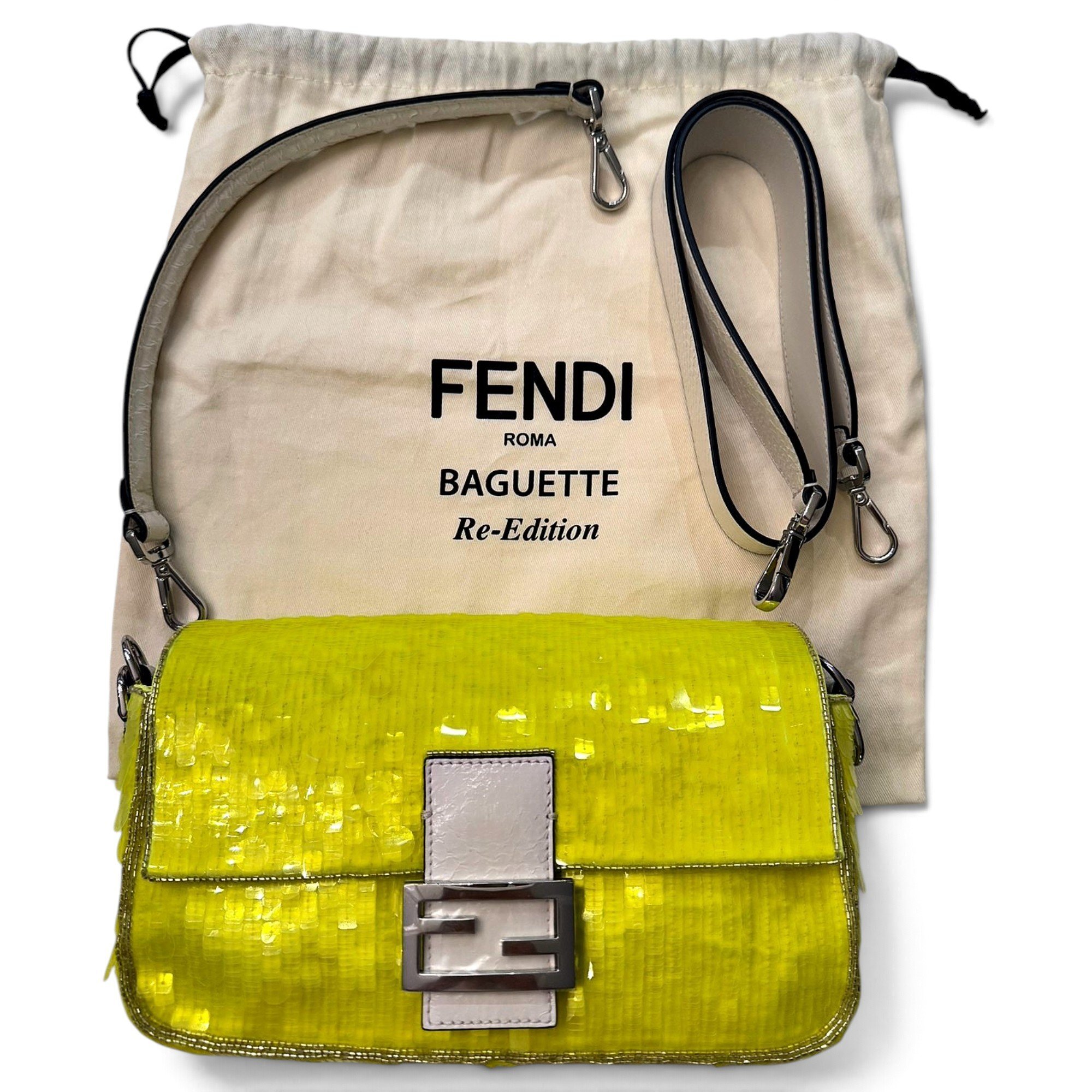 Fendi Baguette glitter handbag