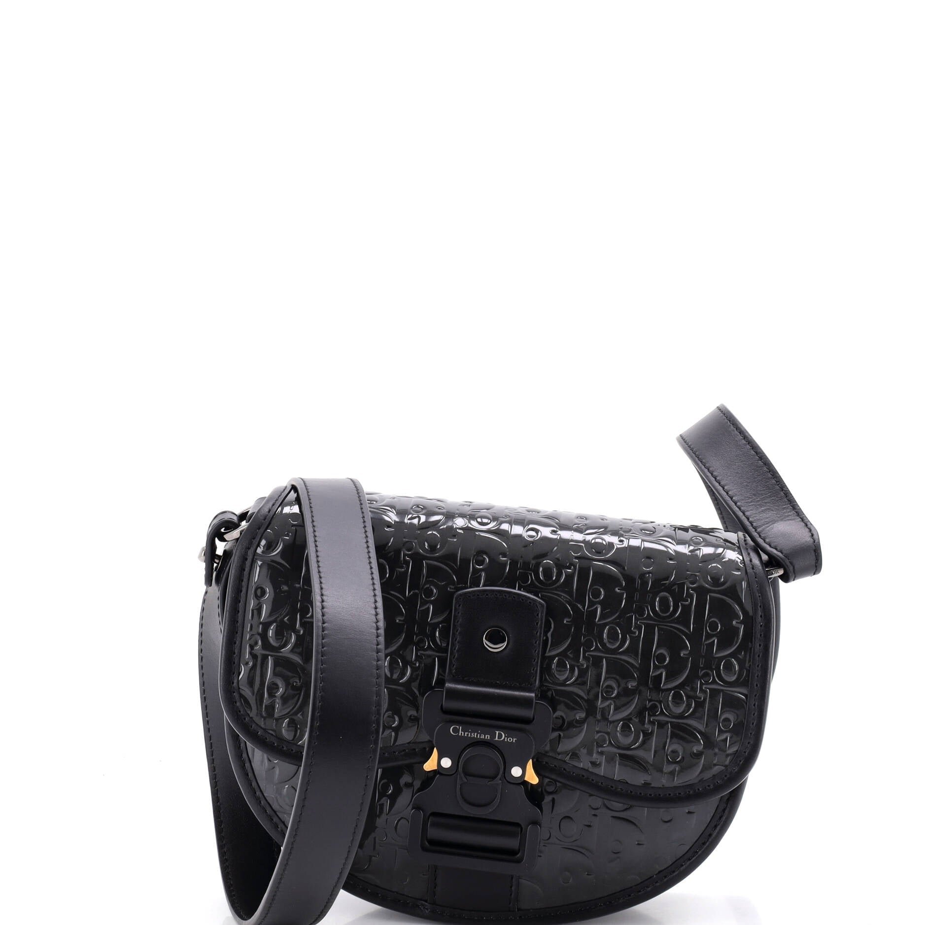 Gallop Flap Messenger Bag Oblique Patent Mini