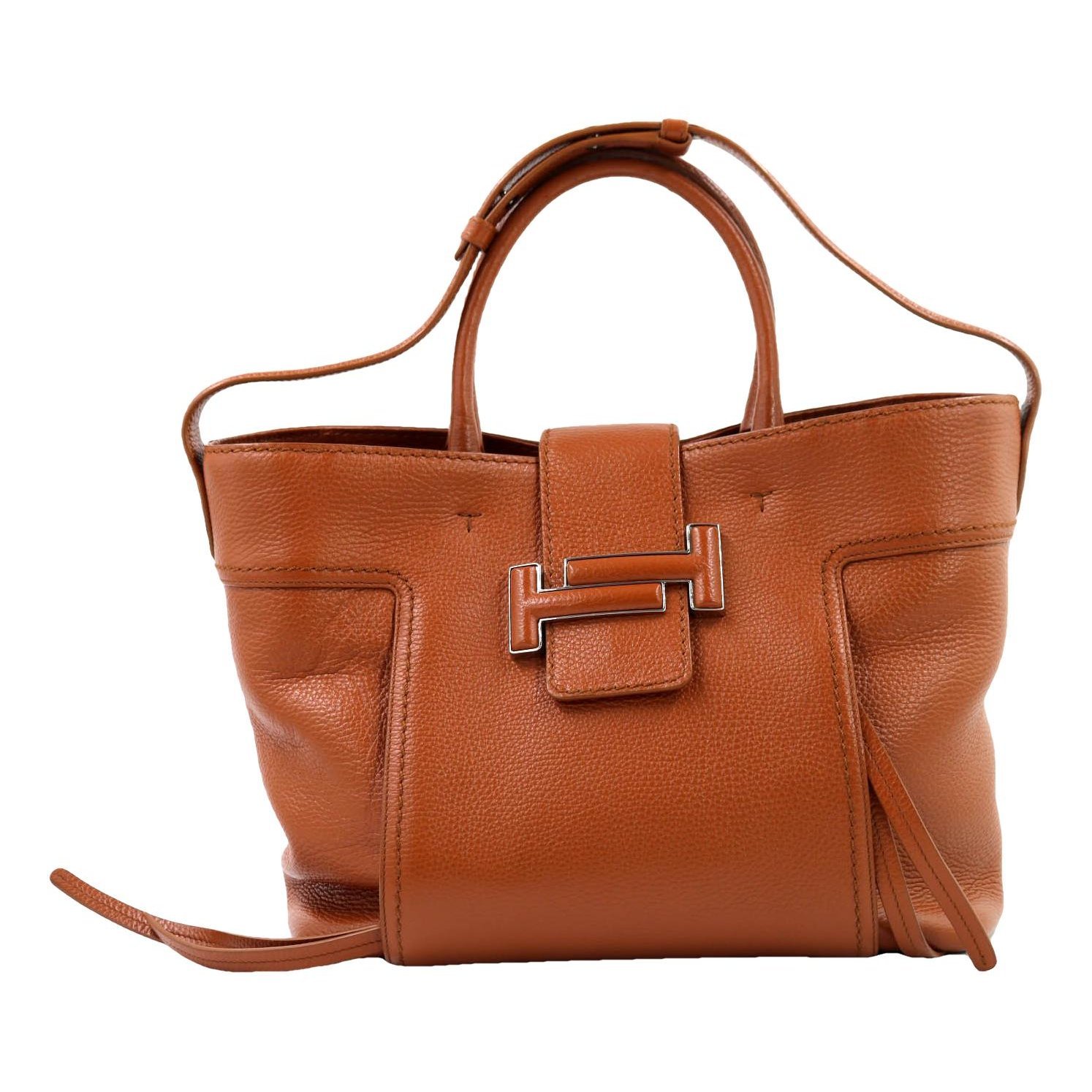 Leather tote