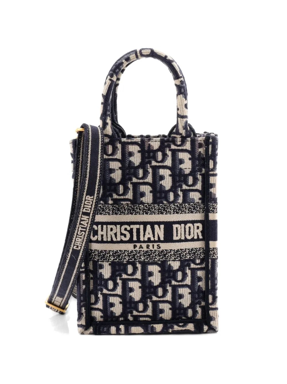 Book Tote Phone Bag Oblique Canvas Mini crossbody bag