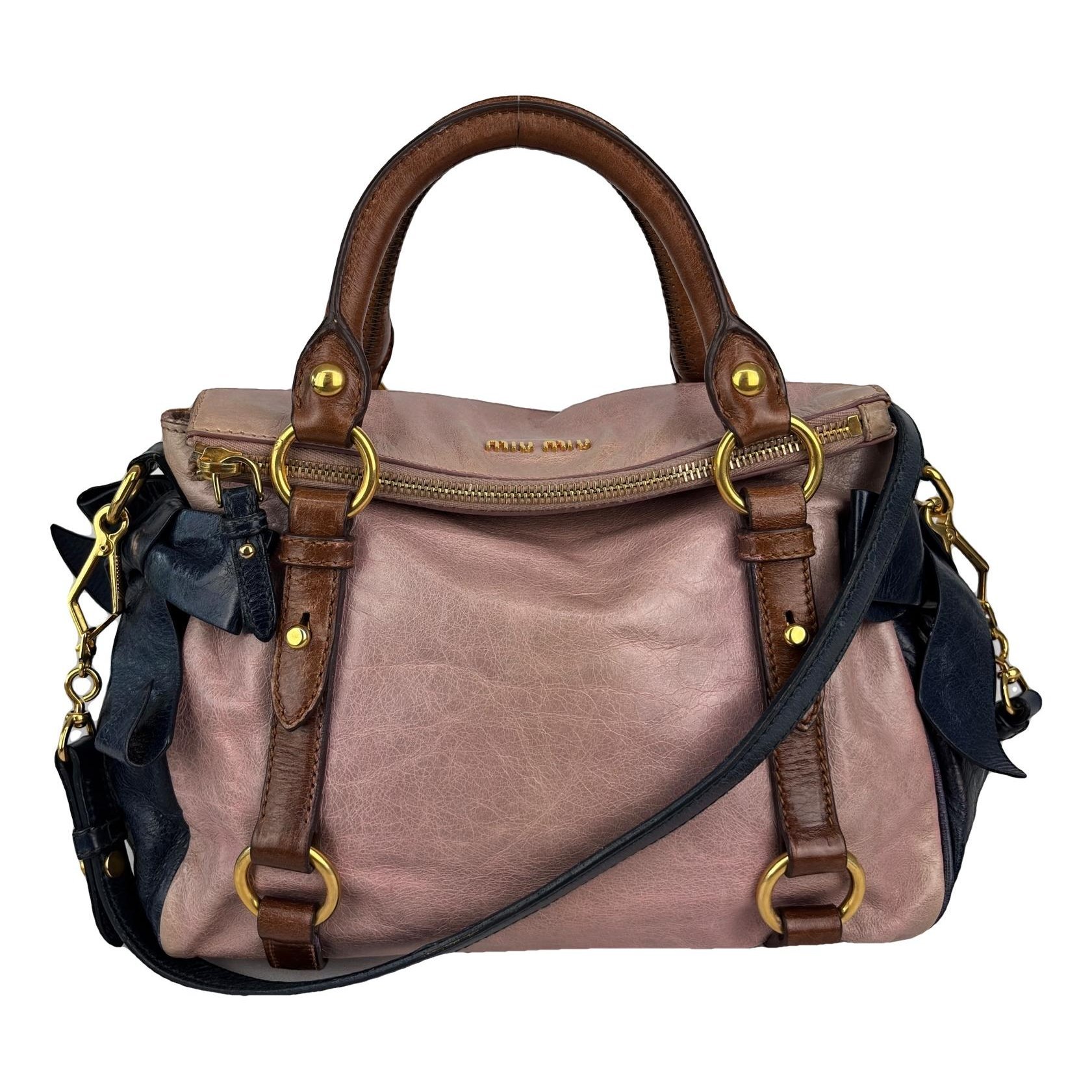 Vitello leather handbag