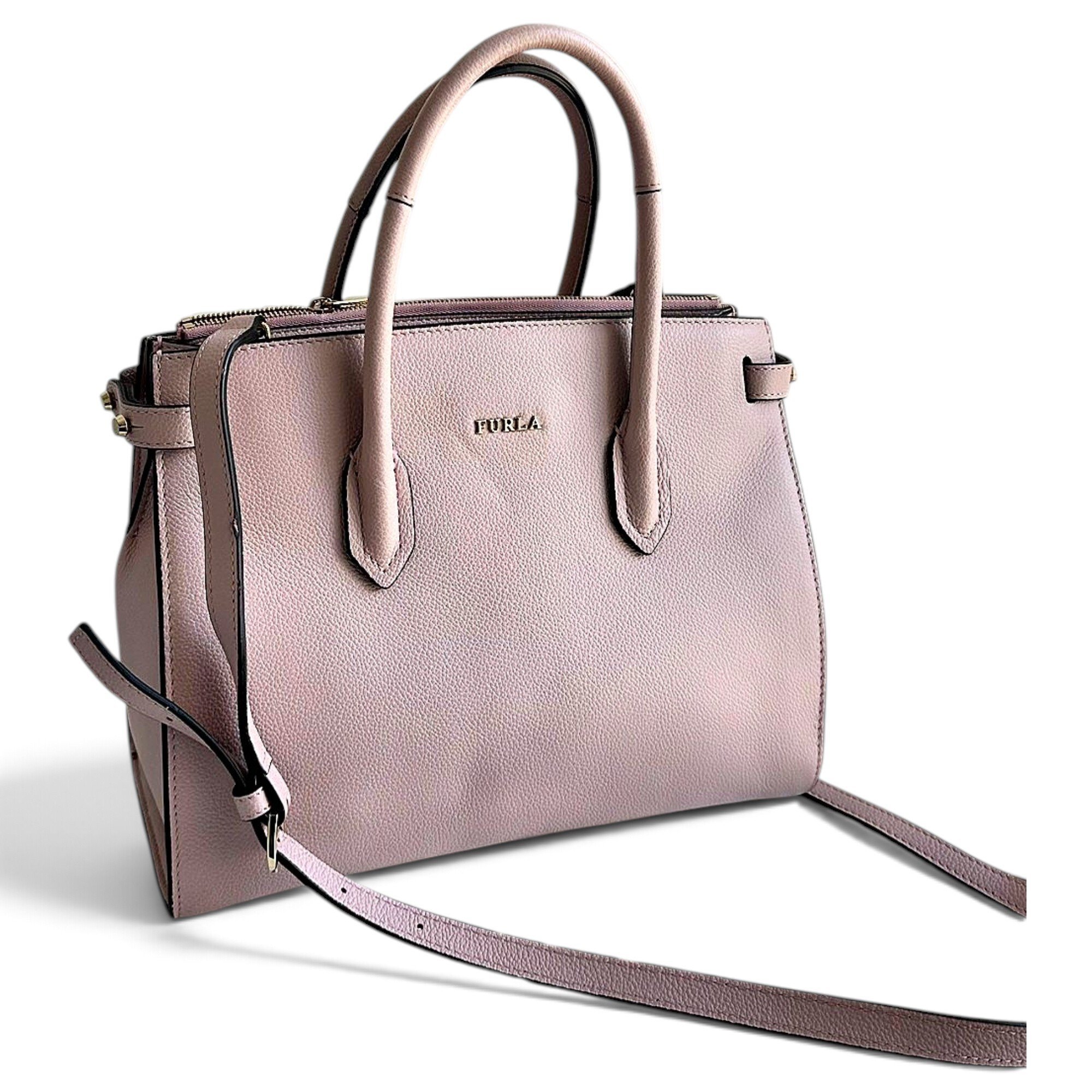 Leather handbag
