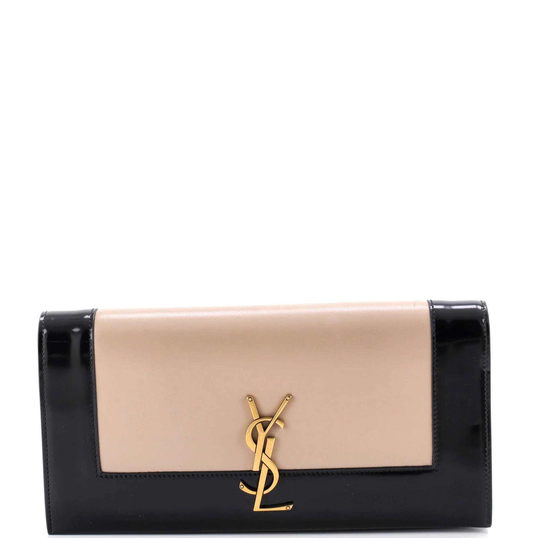 Saint Laurent Patent leather clutch bag
