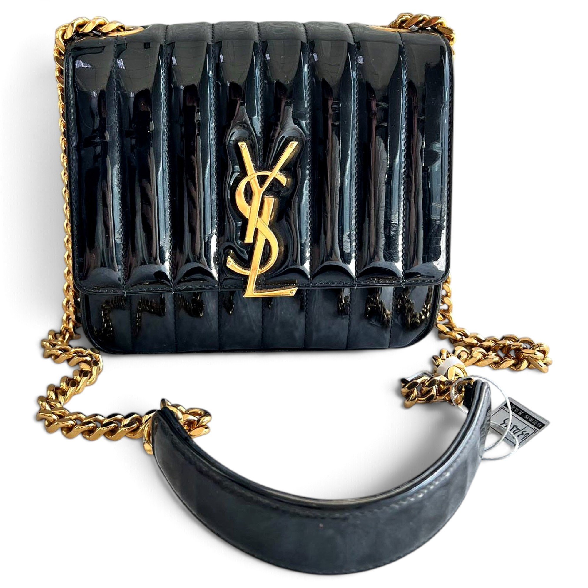 Vicky patent leather handbag