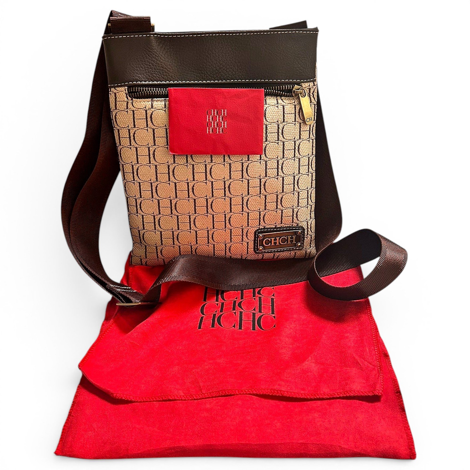 Leather clutch bag