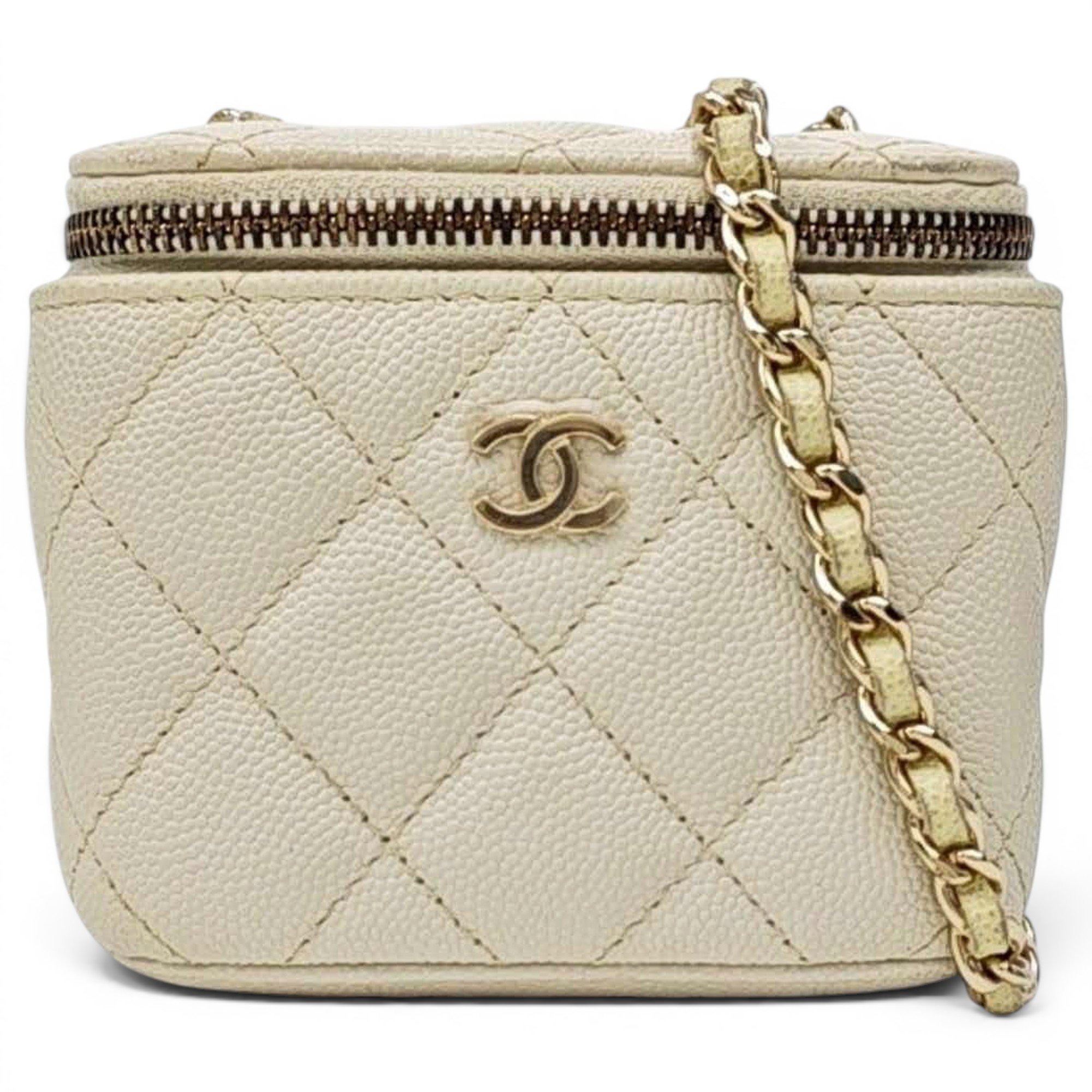 Trendy CC Vanity leather handbag