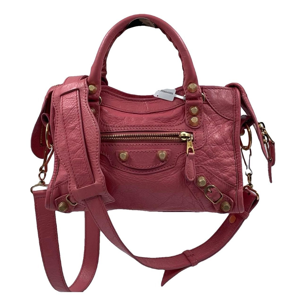 City leather crossbody bag