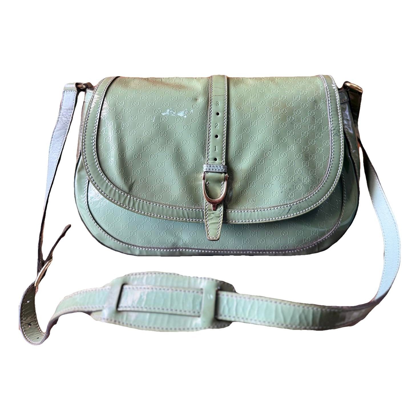 Patent leather crossbody bag