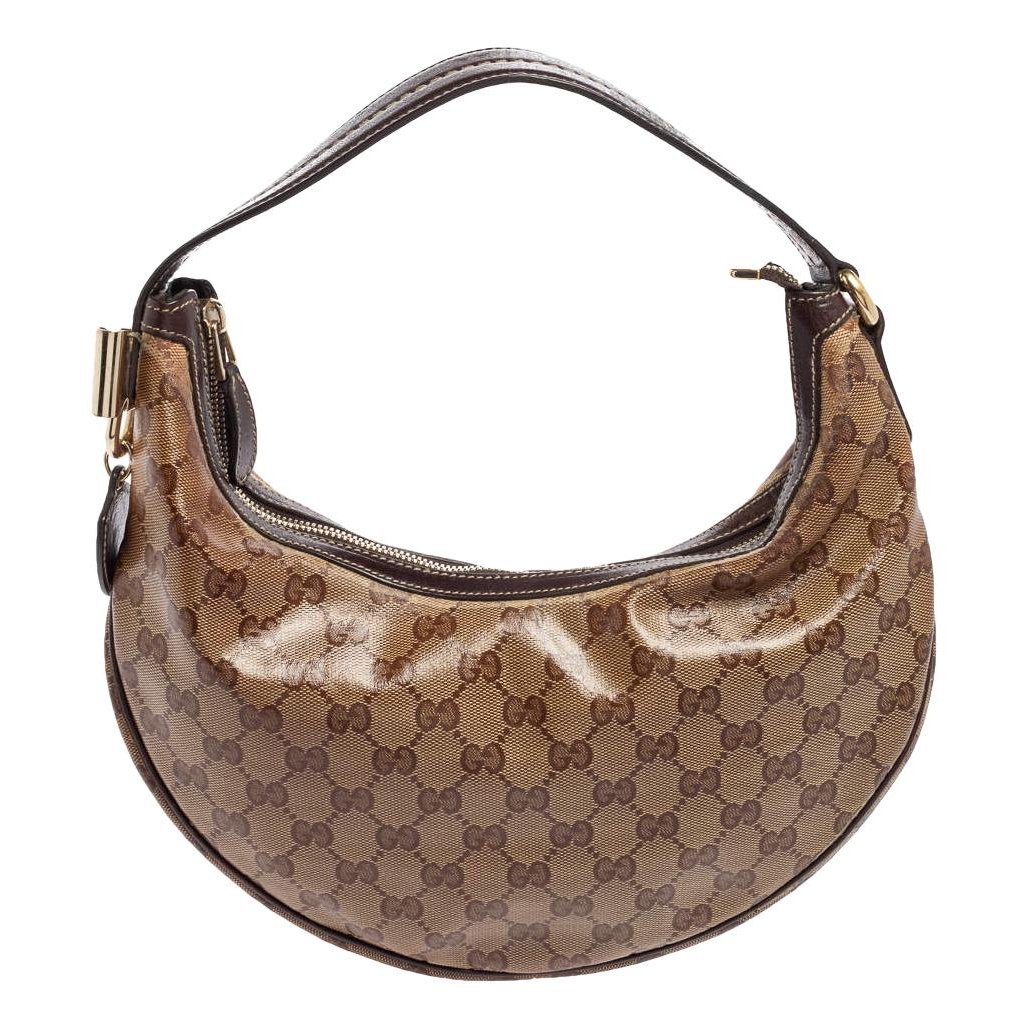 Patent leather handbag