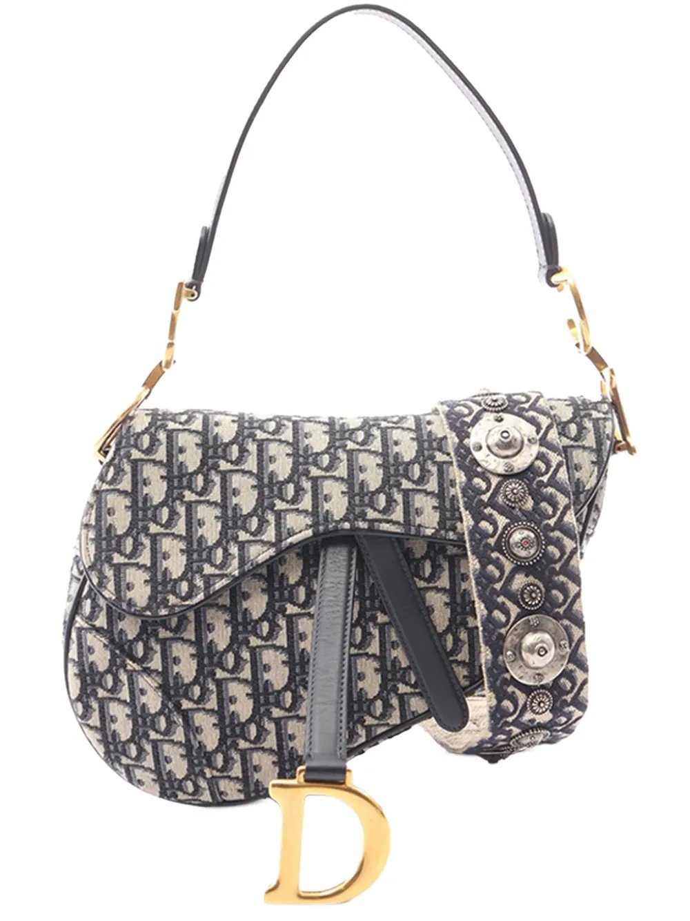 Dior 2000-2026 Oblique Canvas Saddle Bag shoulder bag