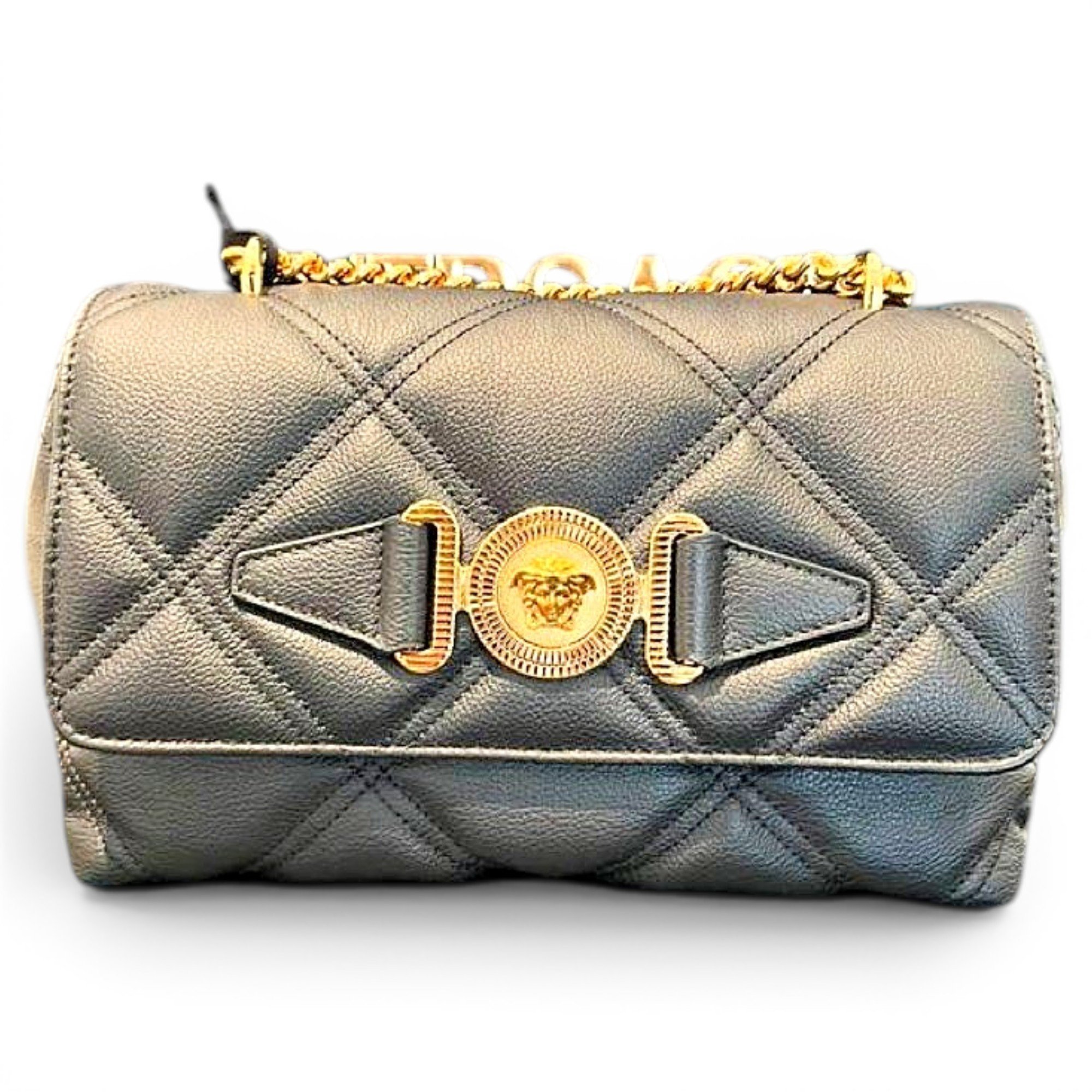 La Medusa leather handbag