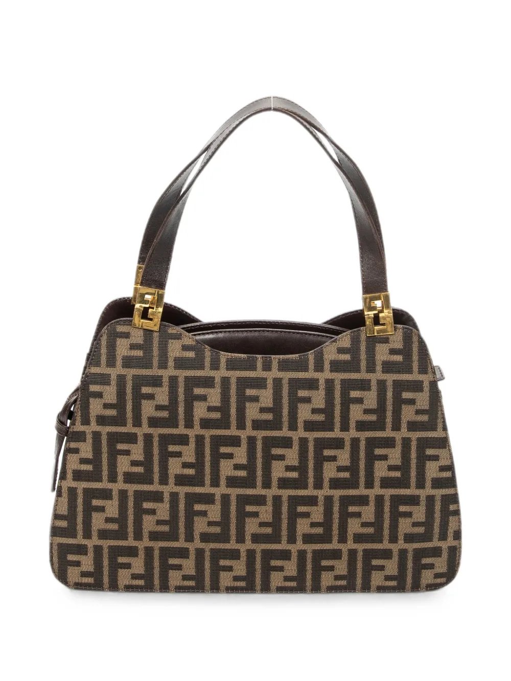 FF-logo-plaque Zucca-pattern tote bag