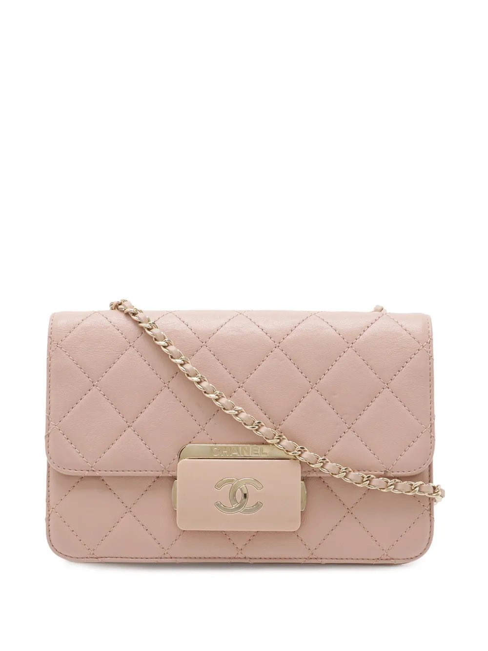 2016-2017 Mini Quilted Sheepskin Beauty Lock Flap crossbody bag