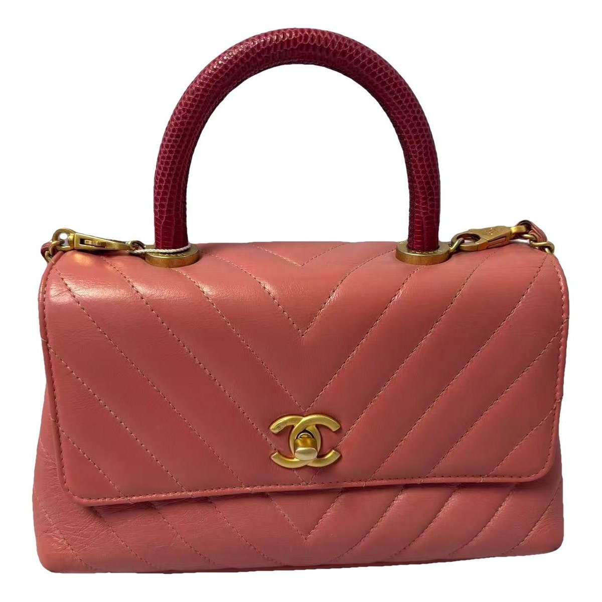 Coco Handle leather handbag