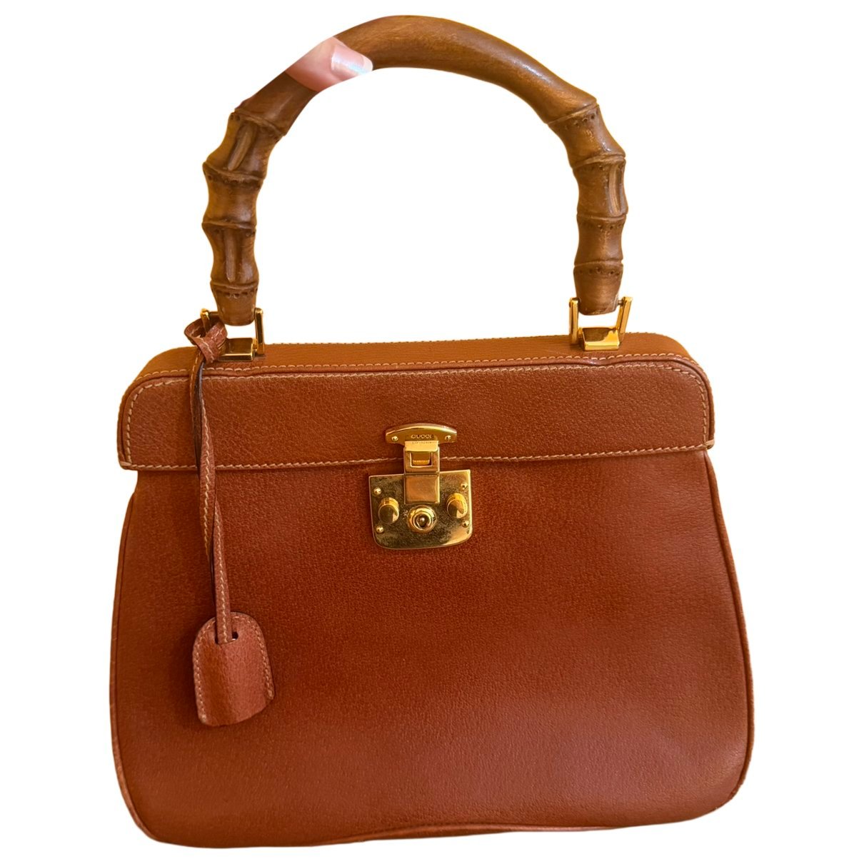 Lady Lock leather handbag