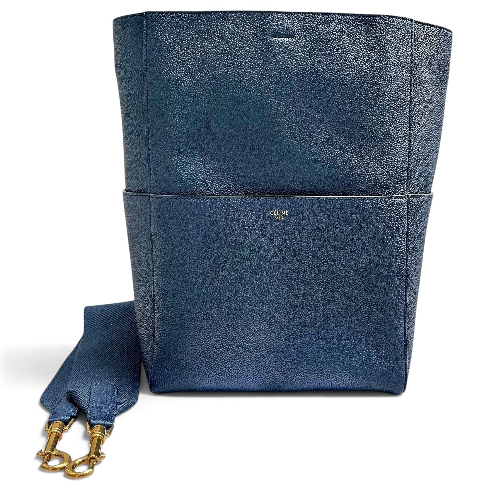 Seau Sangle leather handbag