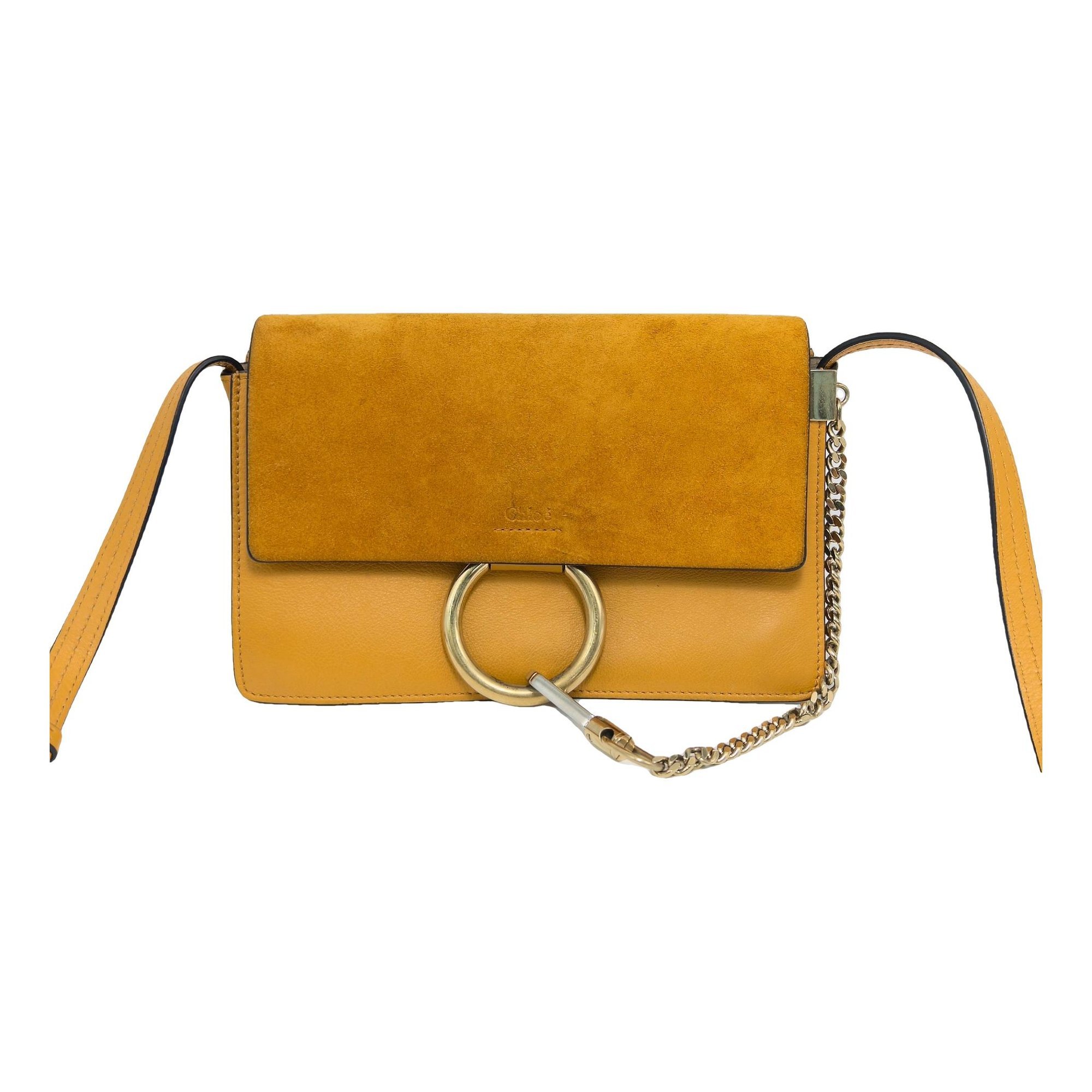 Faye leather handbag