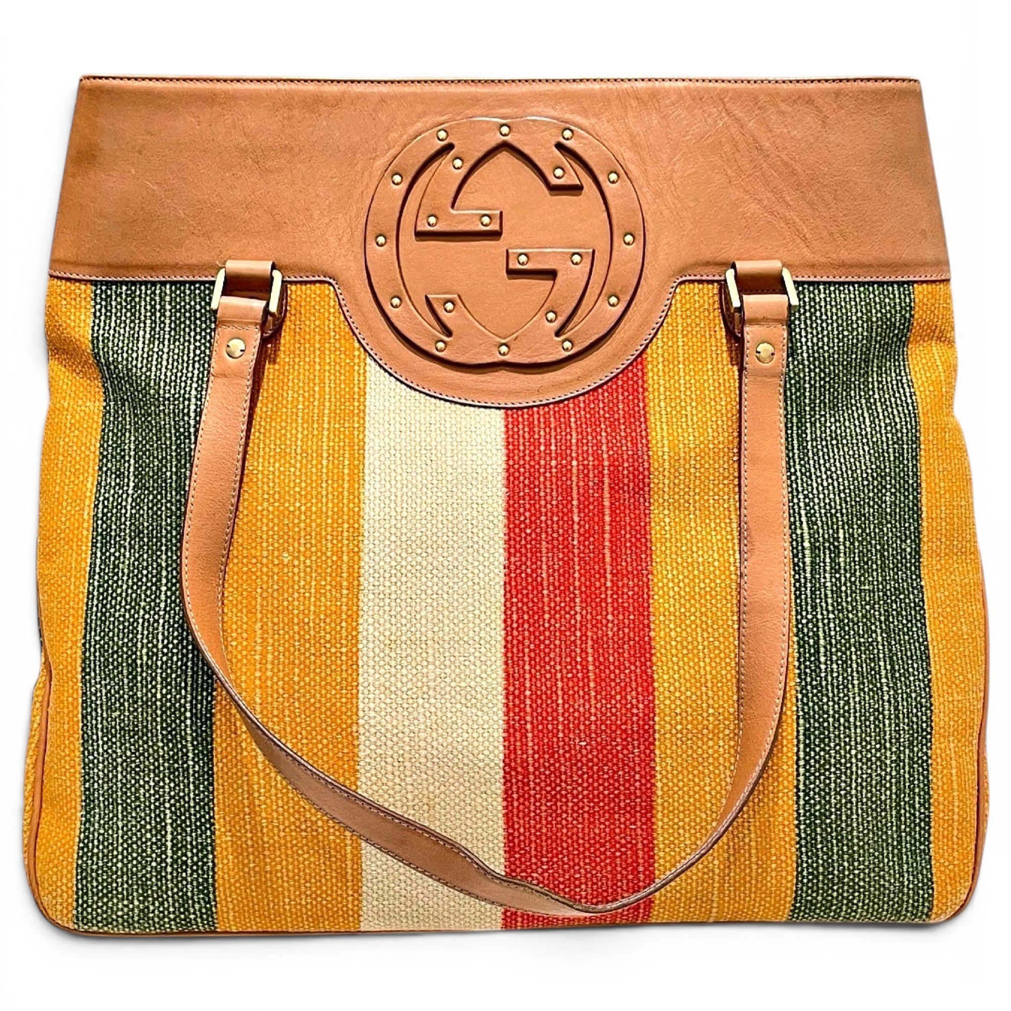 Leather tote