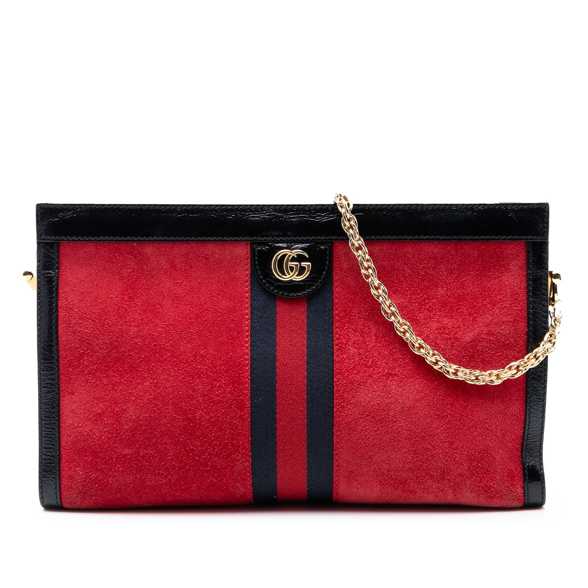 Patent leather handbag