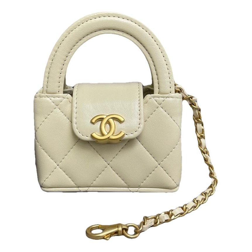 Mini Shopping leather handbag