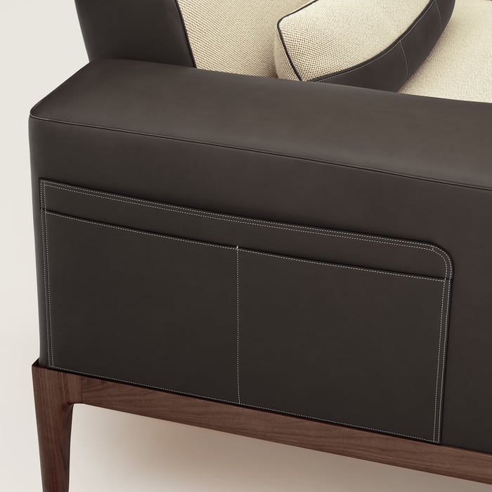 Sofa Sellier 2-seater With Chaise Lounge