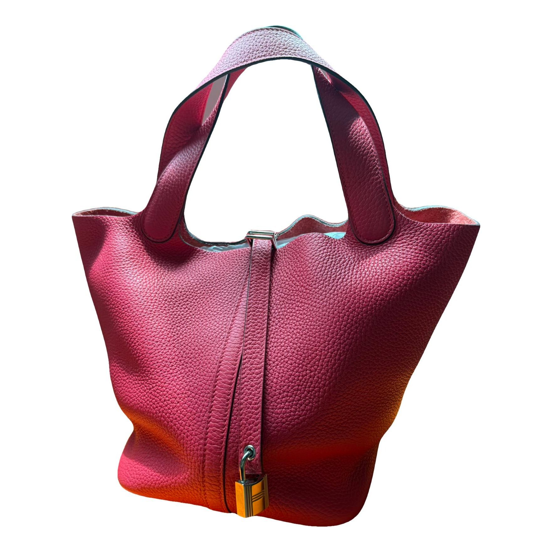 Hermes Picotin 22 Handbag Rose Extreme