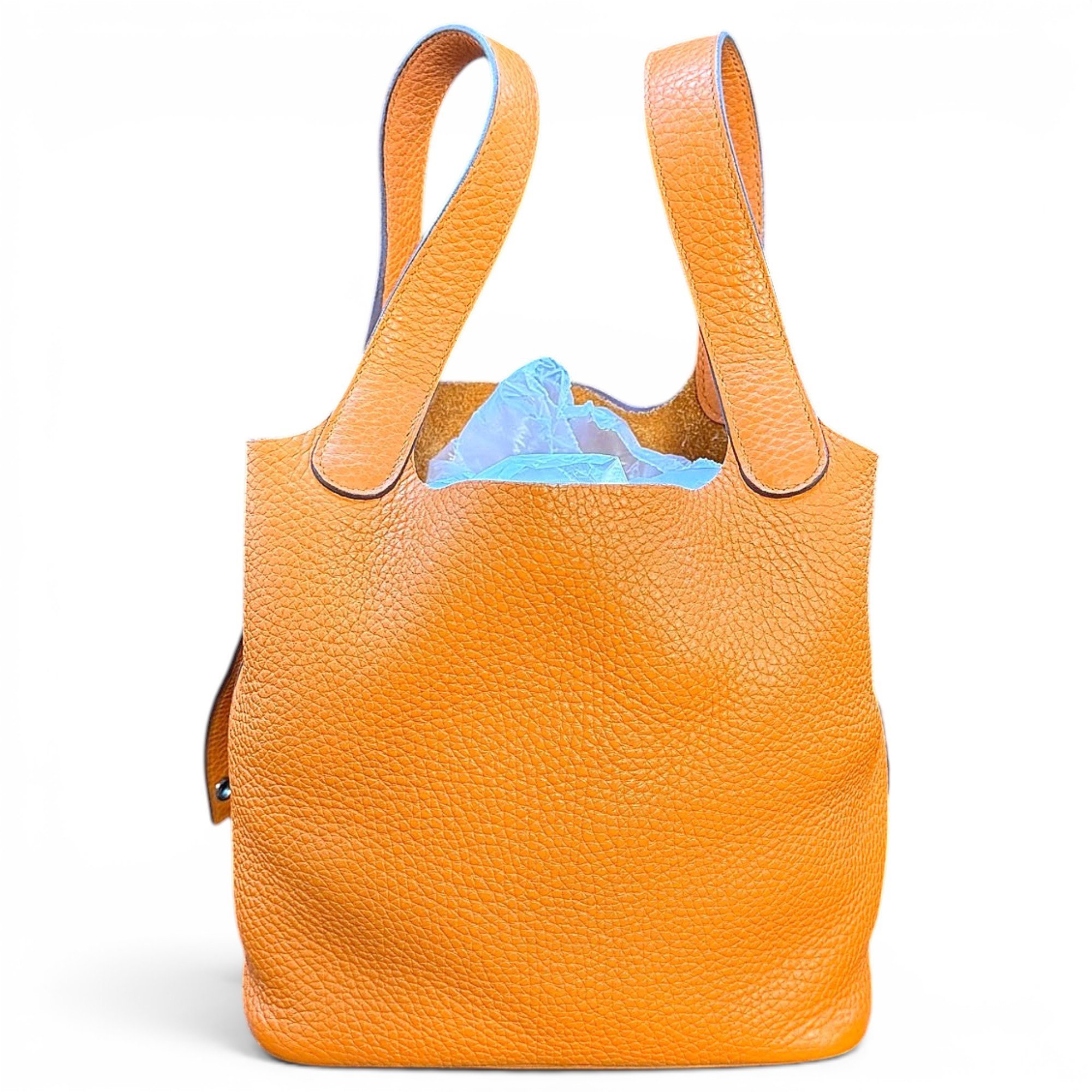 Picotin leather handbag