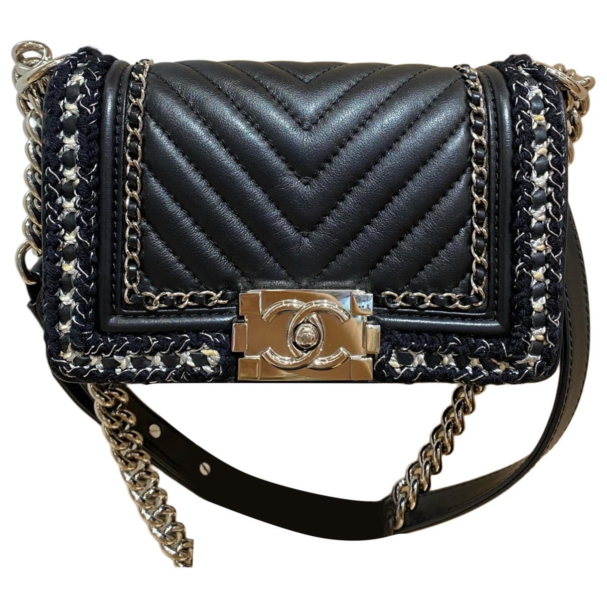 Boy leather crossbody bag