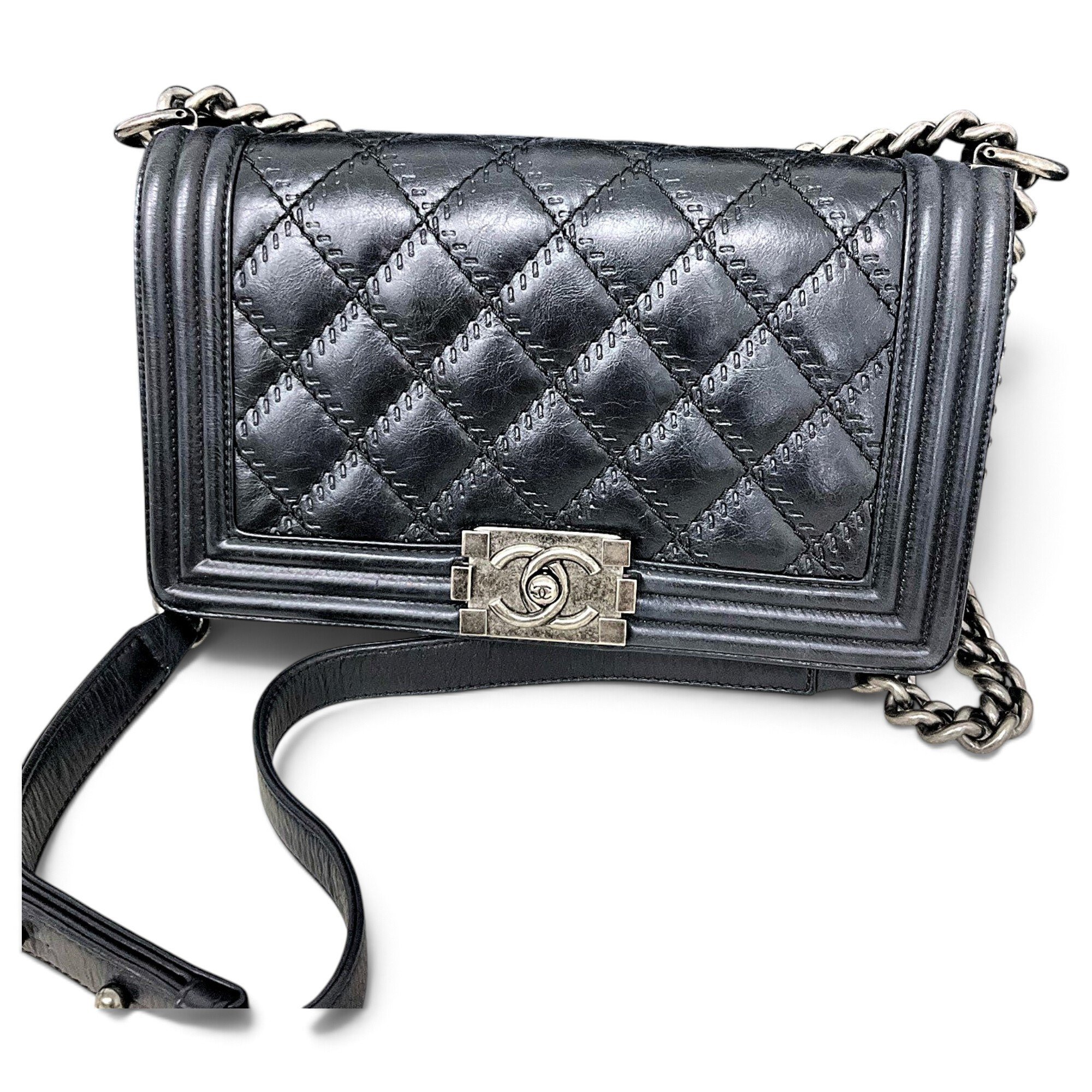 Boy leather handbag