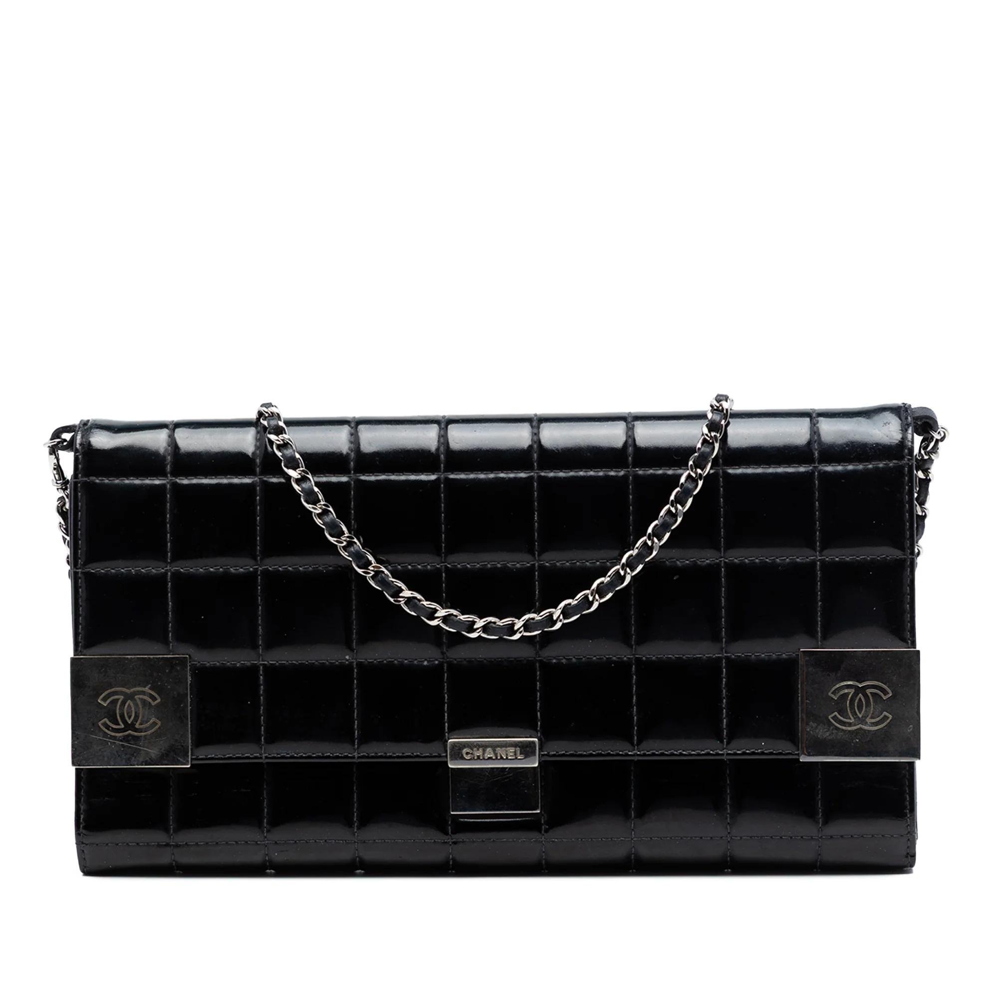 Patent leather handbag