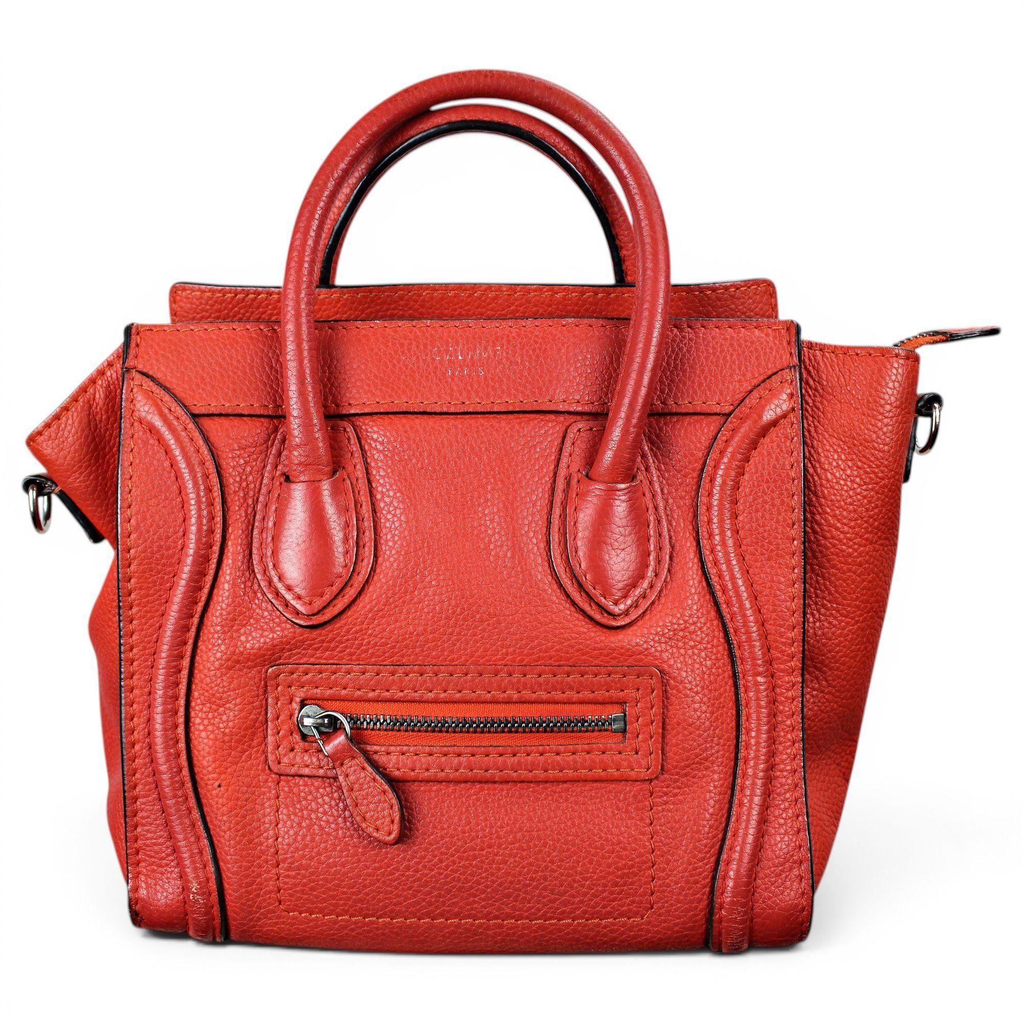 Nano Luggage leather handbag