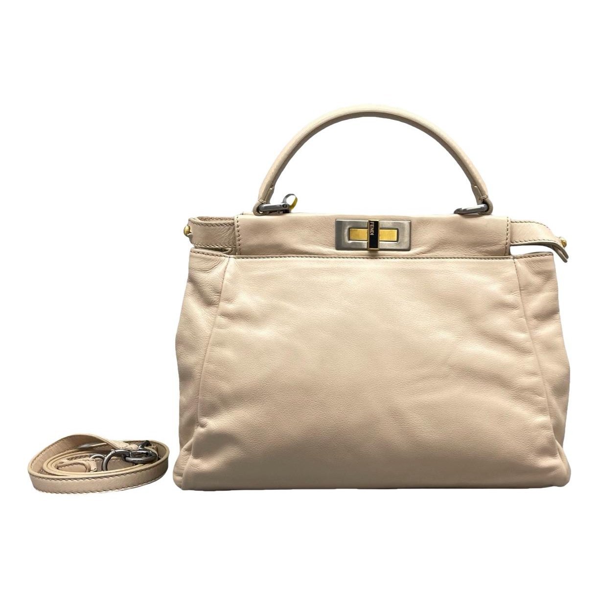 Peekaboo leather handbag