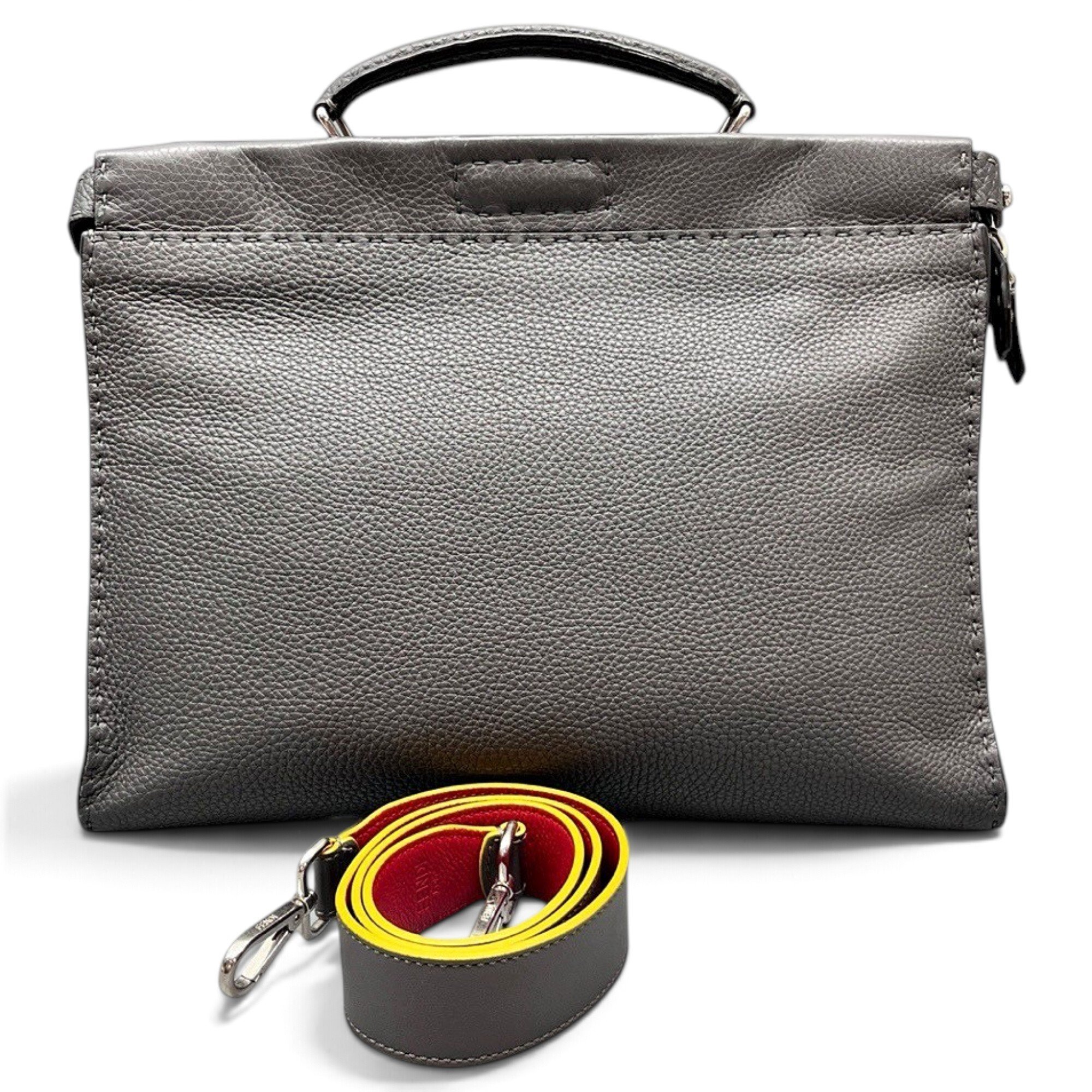 Peekaboo leather handbag