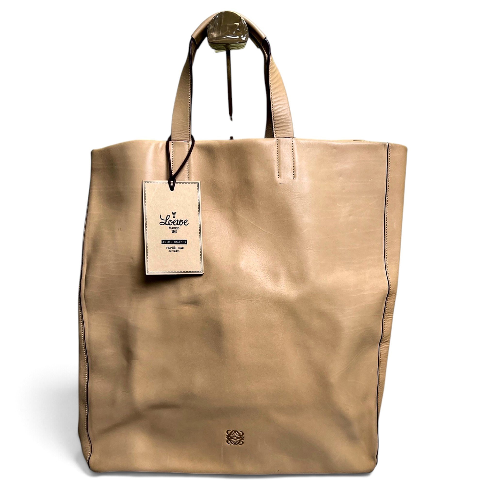 T Shopper leather tote