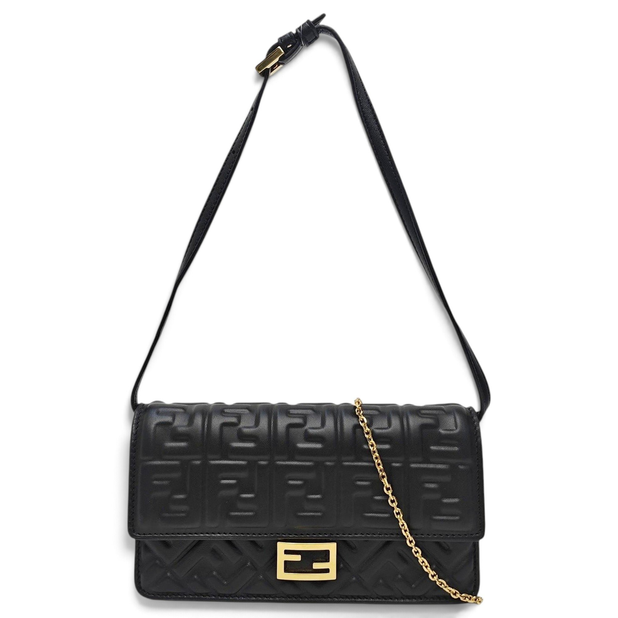 Baguette leather handbag