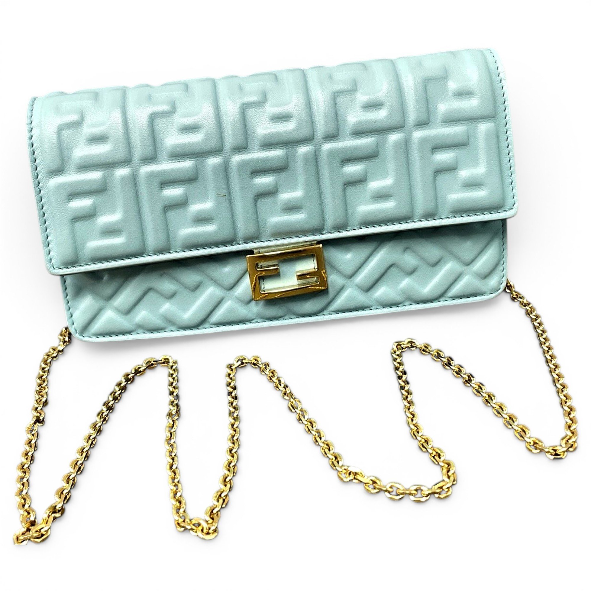 Baguette leather handbag