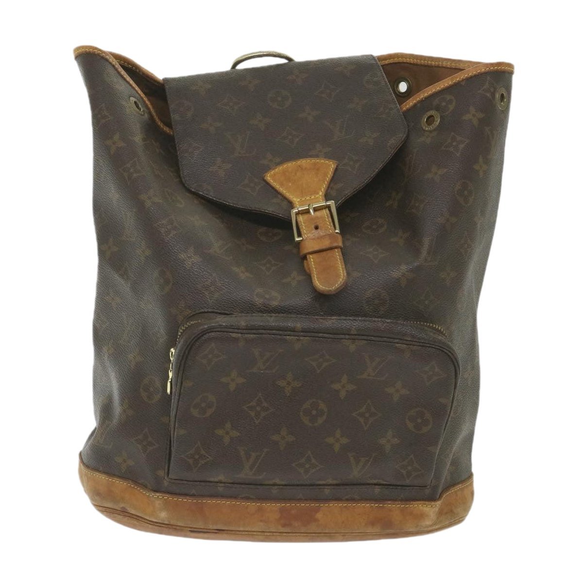 Montsouris leather backpack