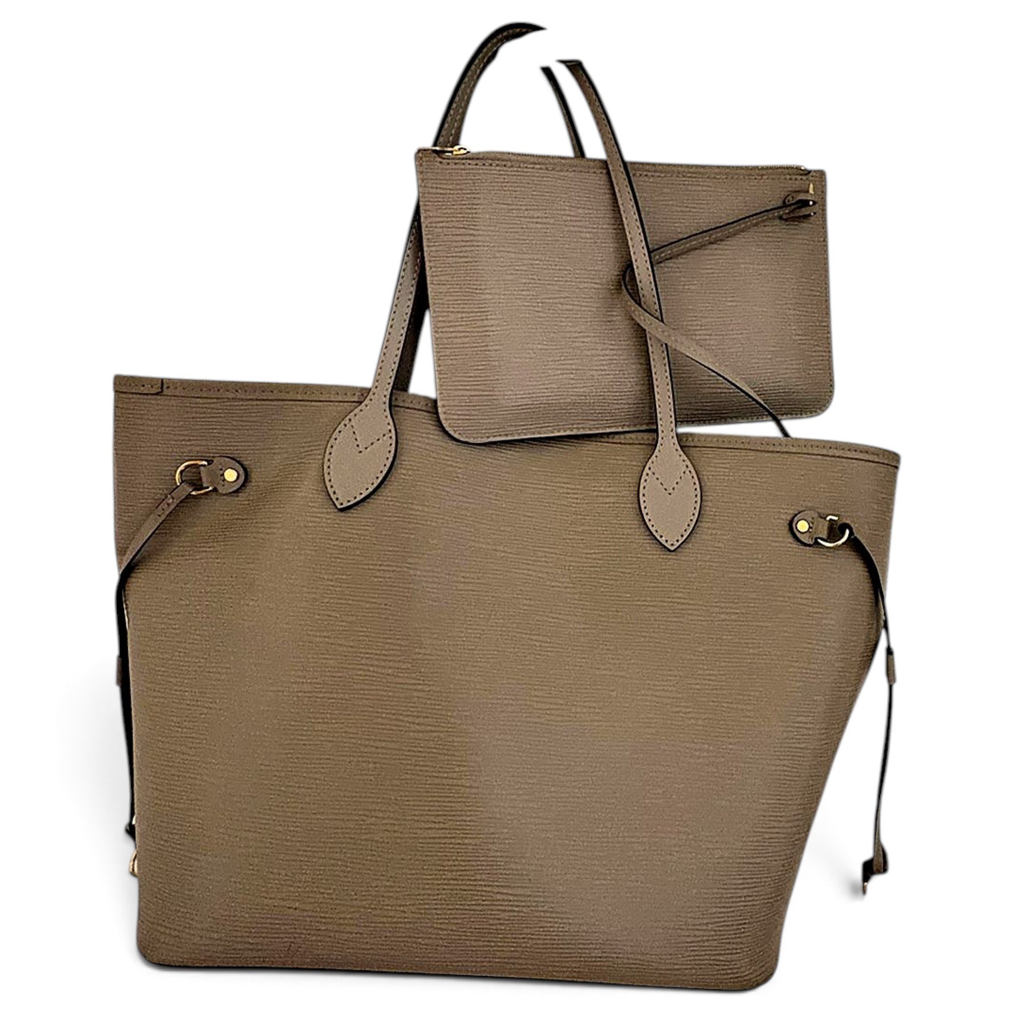 Neverfull leather tote