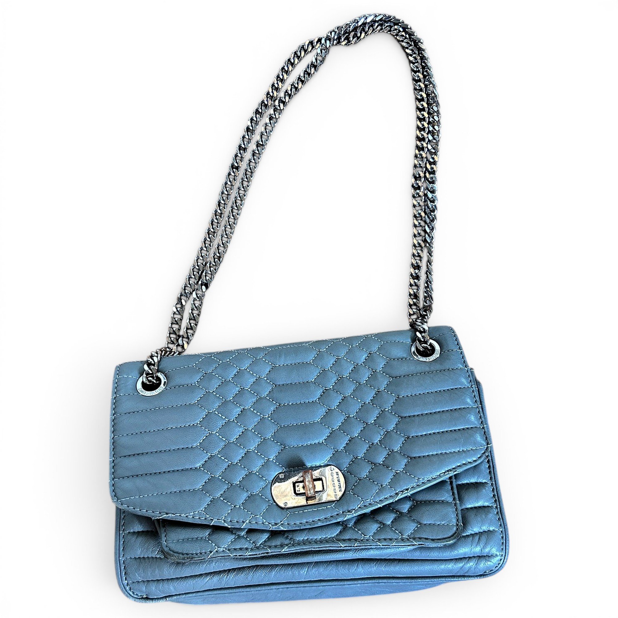 Rock leather handbag